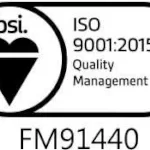 ISO 9001:2015 logo and number