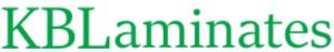 Kingboard logo. Green text, 'KB Laminates' on a clear background.